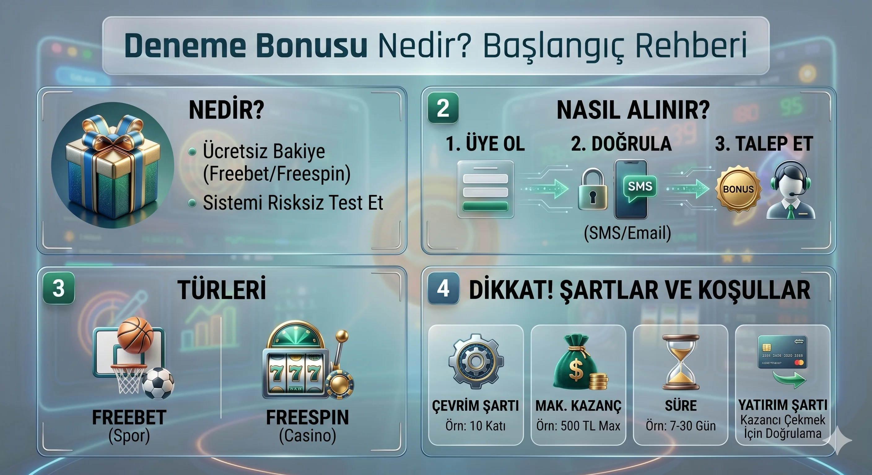 Deneme Bonusu Nedir? Başlangıç Rehberi