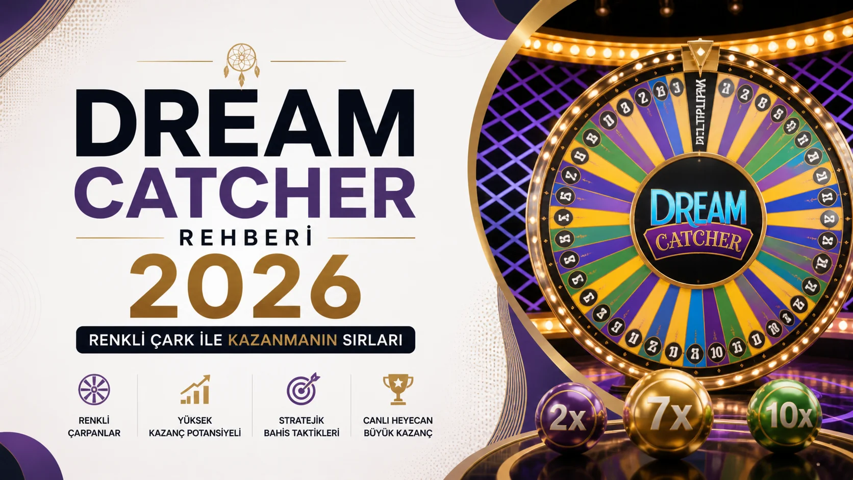 Dream Catcher Rehberi 2026 Renkli Çark ile Kazanmanın Sırları