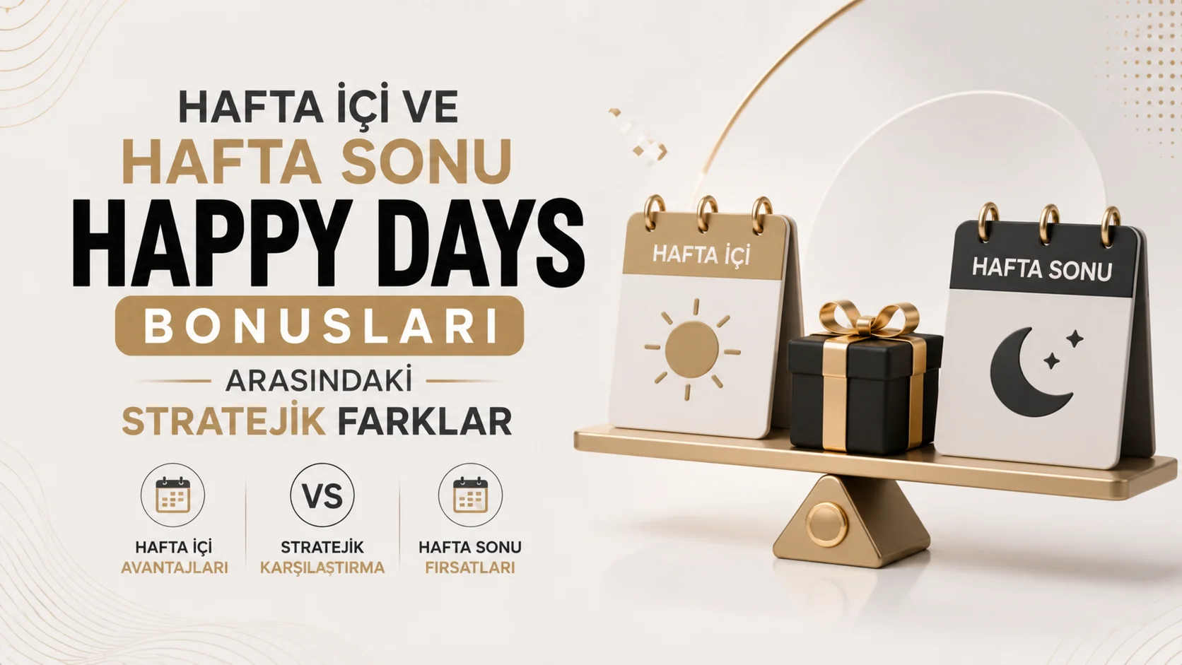 Hafta İçi ve Hafta Sonu Happy Days Bonusları Arasındaki Stratejik Farklar